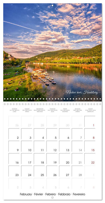 The colorful city of Heidelberg (CALVENDO Monthly Calendar 2026)
