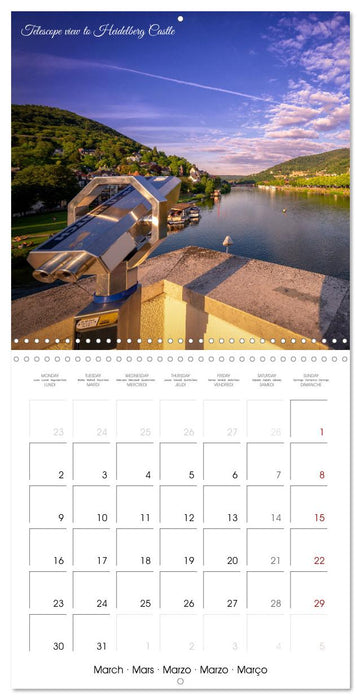 The colorful city of Heidelberg (CALVENDO Monthly Calendar 2026)