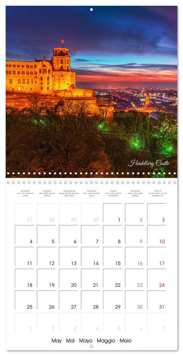 The colorful city of Heidelberg (CALVENDO Monthly Calendar 2026)