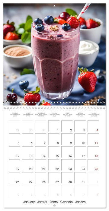World of smoothies (CALVENDO Monthly Calendar 2026)