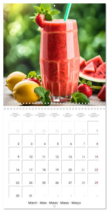 World of smoothies (CALVENDO Monthly Calendar 2026)