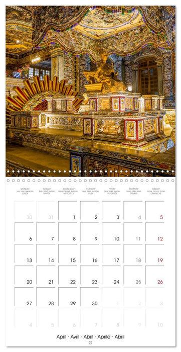 Hue Vietnam´s old imperial city (CALVENDO Monthly Calendar 2026)