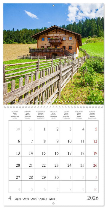 Beautiful old farmhouses (CALVENDO Monthly Calendar 2026)