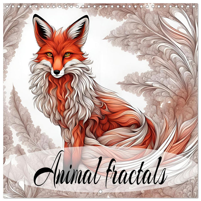 Animal fractals (CALVENDO Monthly Calendar 2026)