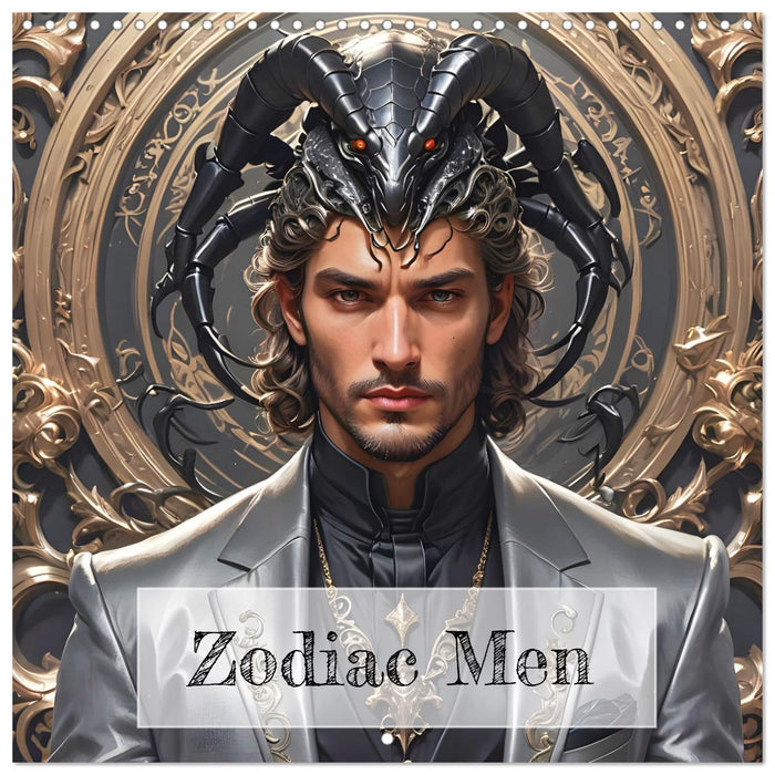 Zodiac Men (CALVENDO Monthly Calendar 2026)