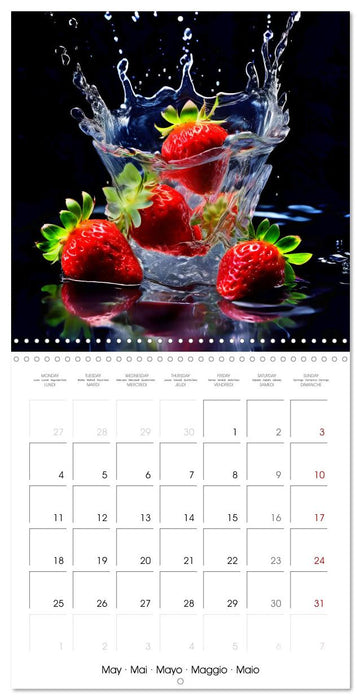 Fruity flavour explosions (CALVENDO Monthly Calendar 2026)