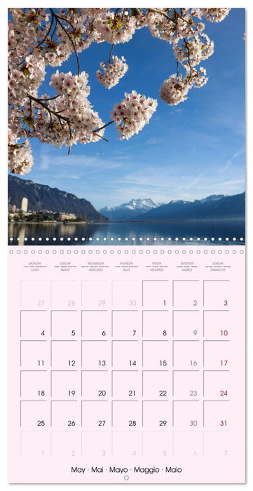 Evasion à Montreux (CALVENDO Calendrier mensuel 2026)
