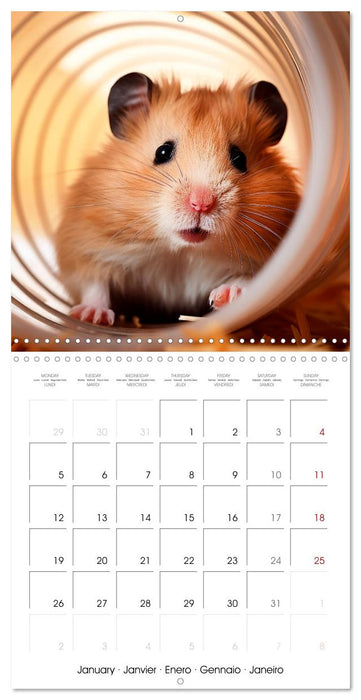 Sweet HAMSTERS (CALVENDO Monthly Calendar 2026)