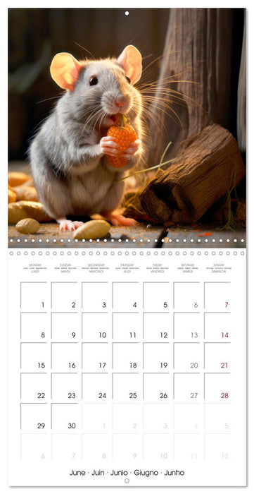 Clever Rats (CALVENDO Monthly Calendar 2026)