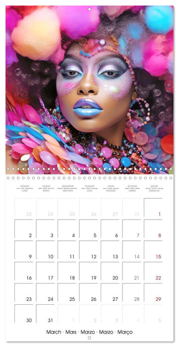 Fascination artful hair (CALVENDO Monthly Calendar 2026)