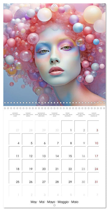 Fascination artful hair (CALVENDO Monthly Calendar 2026)