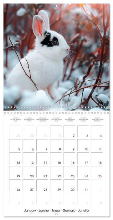 RABBITS Cuddly little guys (CALVENDO Monthly Calendar 2026)