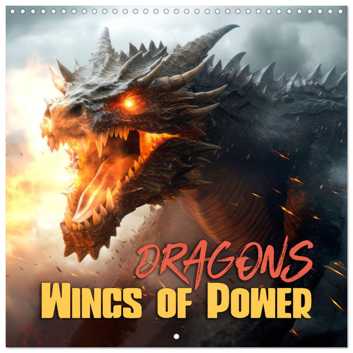 DRAGONS Wings of Power (CALVENDO Monthly Calendar 2026)