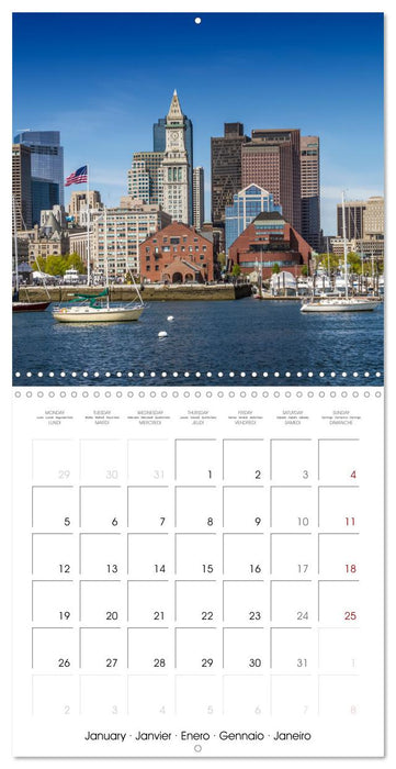 BOSTON Highlights (CALVENDO Monthly Calendar 2026)