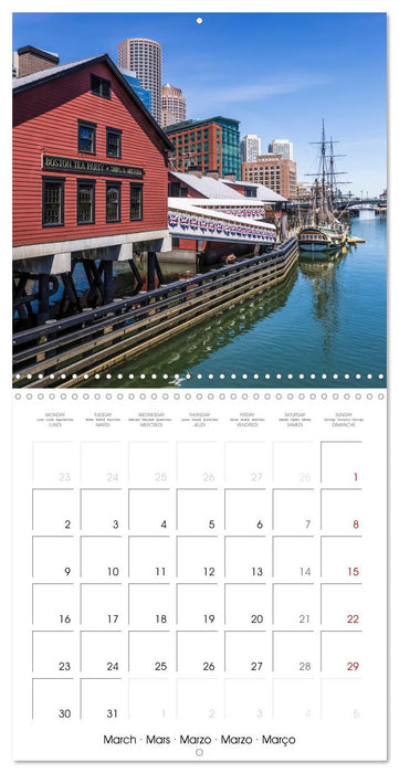 BOSTON Highlights (CALVENDO Monthly Calendar 2026)