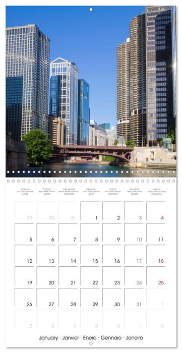 CHICAGO Highlights (CALVENDO Monthly Calendar 2026)