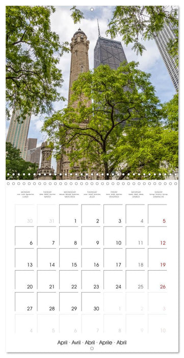 CHICAGO Highlights (CALVENDO Monthly Calendar 2026)