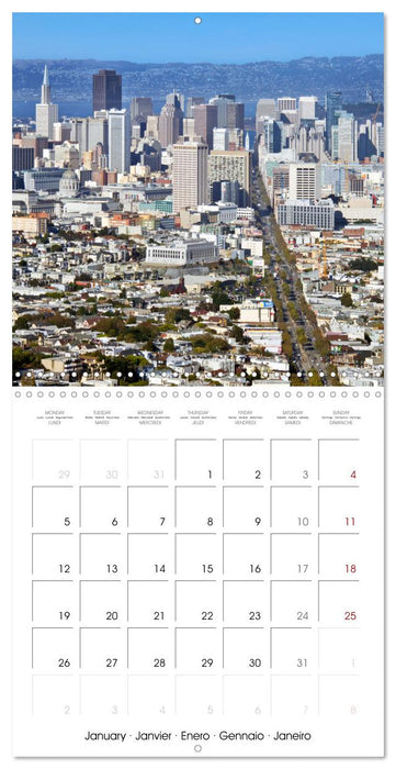 SAN FRANCISCO Highlights (CALVENDO Monthly Calendar 2026)