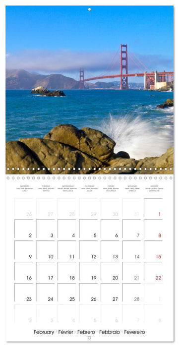 SAN FRANCISCO Highlights (CALVENDO Monthly Calendar 2026)