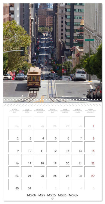 SAN FRANCISCO Highlights (CALVENDO Monthly Calendar 2026)