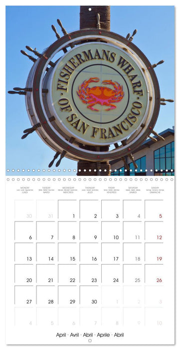 SAN FRANCISCO Highlights (CALVENDO Monthly Calendar 2026)