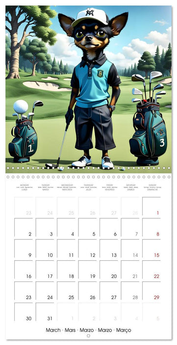 Outdoor adventure with an AI-Chihuahua (CALVENDO Monthly Calendar 2026)