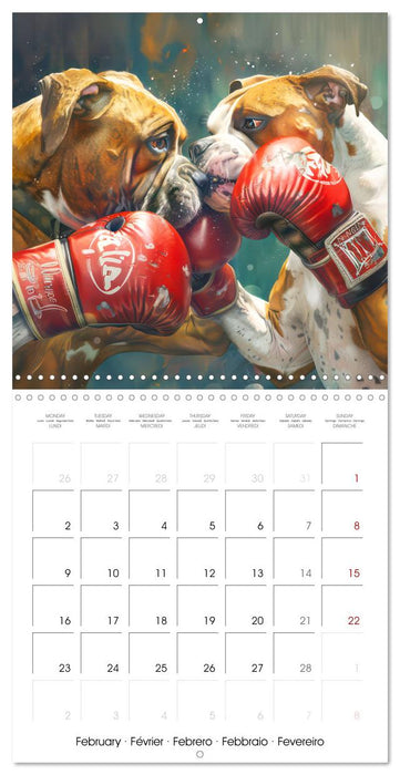 Great Gangster Dogs (CALVENDO Monthly Calendar 2026)