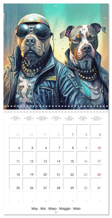 Great Gangster Dogs (CALVENDO Monthly Calendar 2026)