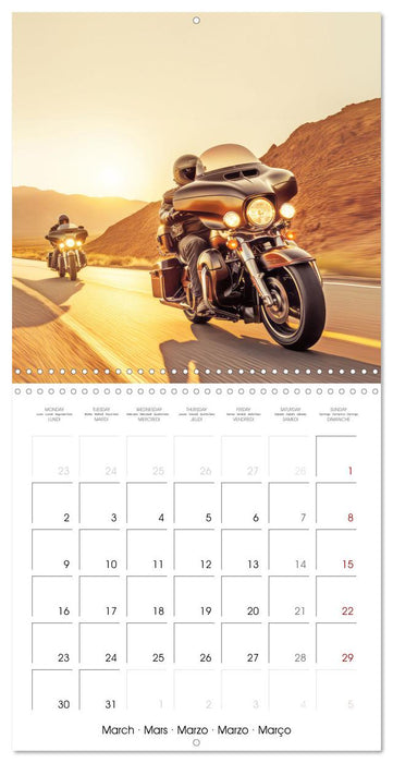 Bikers on the road (CALVENDO Monthly Calendar 2026)