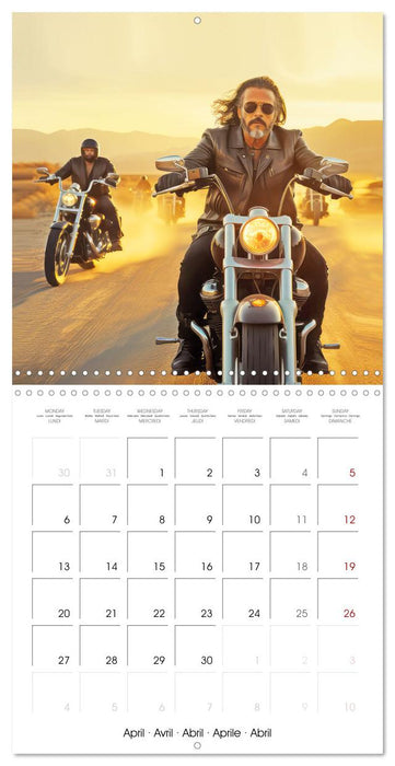 Bikers on the road (CALVENDO Monthly Calendar 2026)