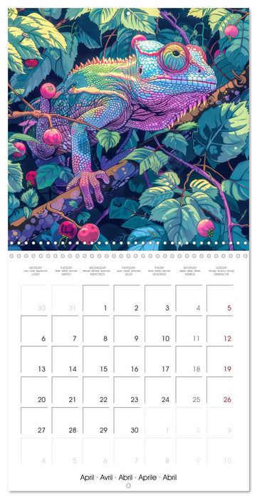 Animals - Jungle life (CALVENDO Monthly Calendar 2026)