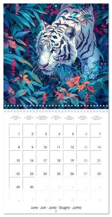 Animals - Jungle life (CALVENDO Monthly Calendar 2026)