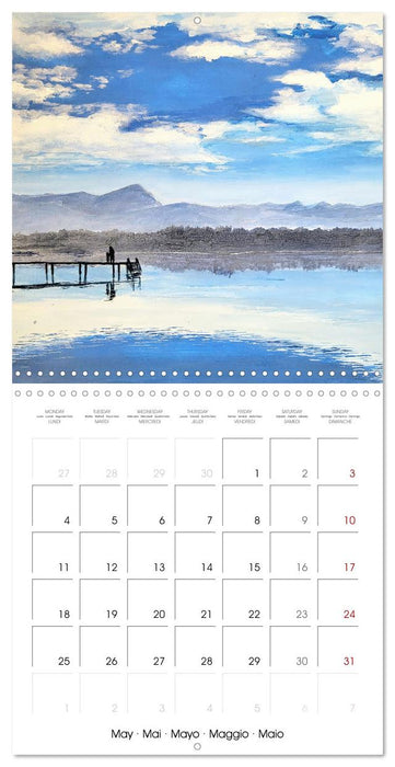 Winter paintings (CALVENDO Monthly Calendar 2026)
