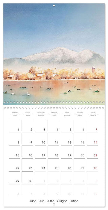 Winter paintings (CALVENDO Monthly Calendar 2026)