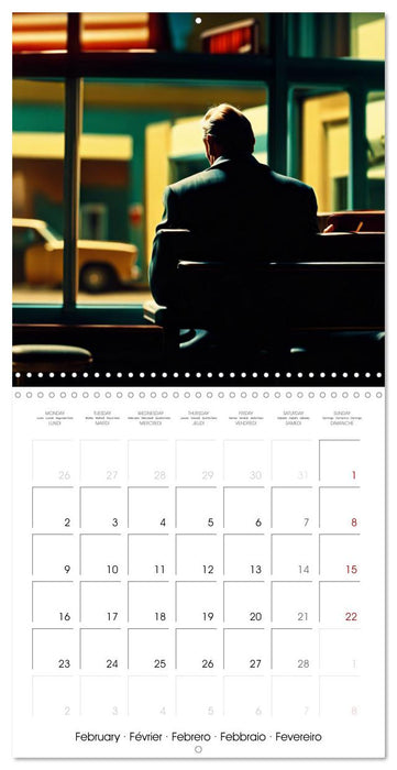 In love with Edward Hopper (CALVENDO Monthly Calendar 2026)