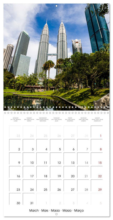 Kuala Lumpur simply adorable (CALVENDO Monthly Calendar 2026)