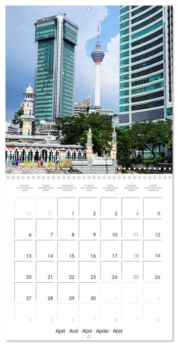 Kuala Lumpur simply adorable (CALVENDO Monthly Calendar 2026)