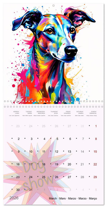 Dog show (CALVENDO Monthly Calendar 2026)