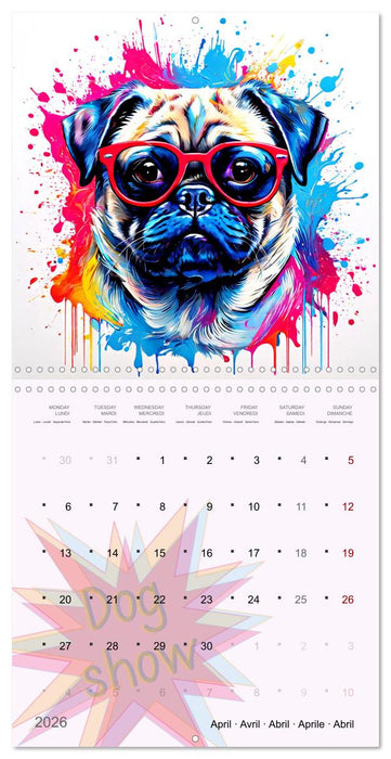 Dog show (CALVENDO Monthly Calendar 2026)