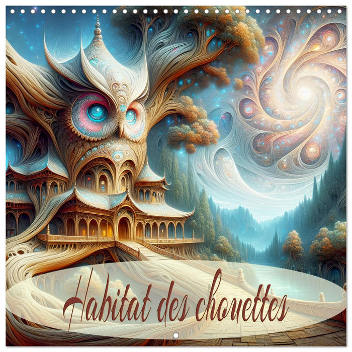 Habitat des chouettes (CALVENDO Calendrier mensuel 2026)