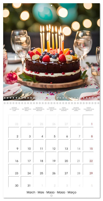 Birthday feelings - Your year full of AI birthdays (CALVENDO Monthly Calendar 2026)