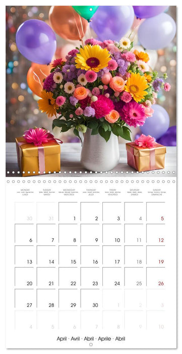 Birthday feelings - Your year full of AI birthdays (CALVENDO Monthly Calendar 2026)