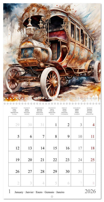 Beauty on wheels (CALVENDO Monthly Calendar 2026)