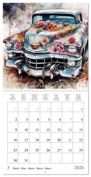 Beauty on wheels (CALVENDO Monthly Calendar 2026)