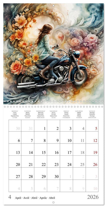 Beauty on wheels (CALVENDO Monthly Calendar 2026)