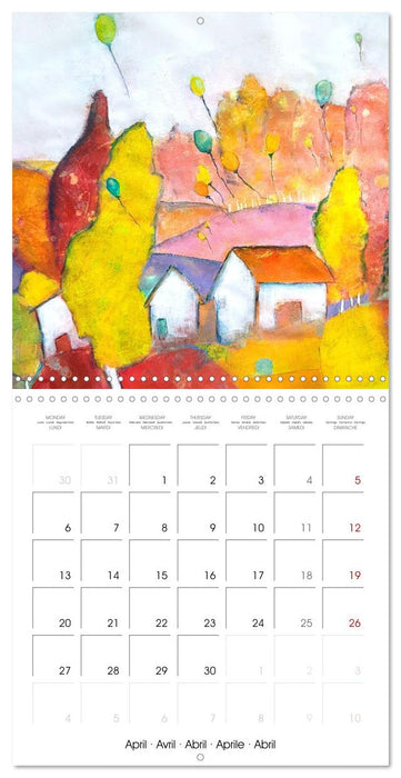 Autumn paintings (CALVENDO Monthly Calendar 2026)
