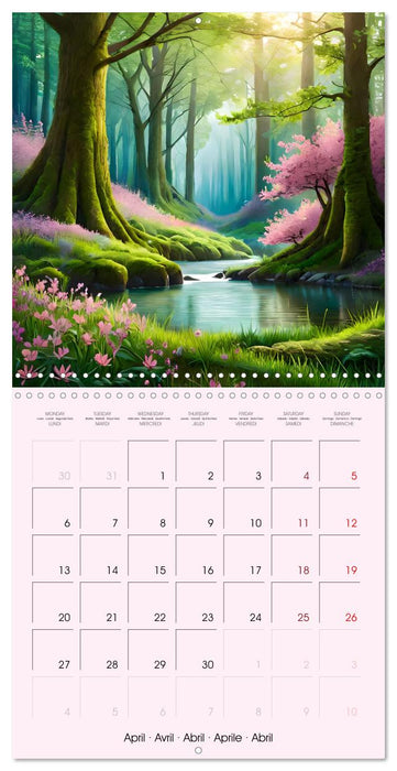 The forest through the seasons (CALVENDO Monthly Calendar 2026)