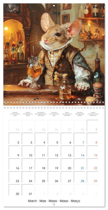 Animal La Belle Epoque (CALVENDO Monthly Calendar 2026)