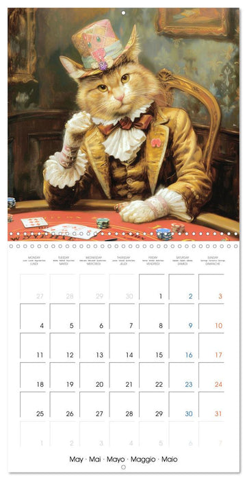 Animal La Belle Epoque (CALVENDO Monthly Calendar 2026)