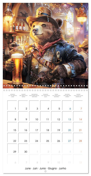 Animal La Belle Epoque (CALVENDO Monthly Calendar 2026)